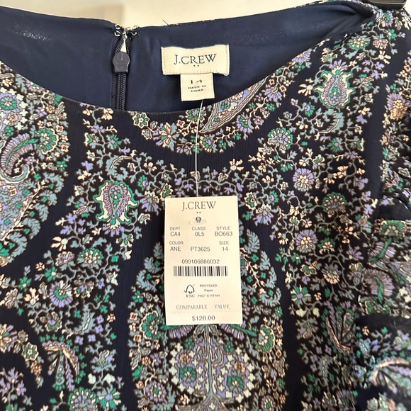 J. Crew flutter sleeve dress - Picture 3 of 4